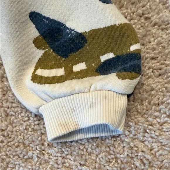 Zara Kids Airplane Print Matching Set - Olive and Black - Picture 5 of 10